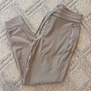 Athleta Taupe Drawstring Joggers